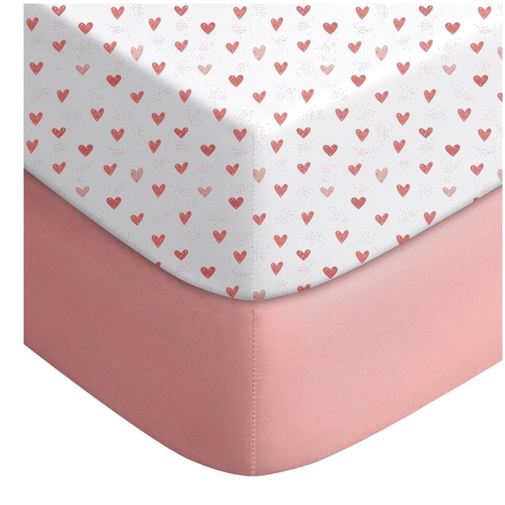 Yoofoss Baby Fitted Crib Sheets, 2- Pack for Standard Cribs. NIB.